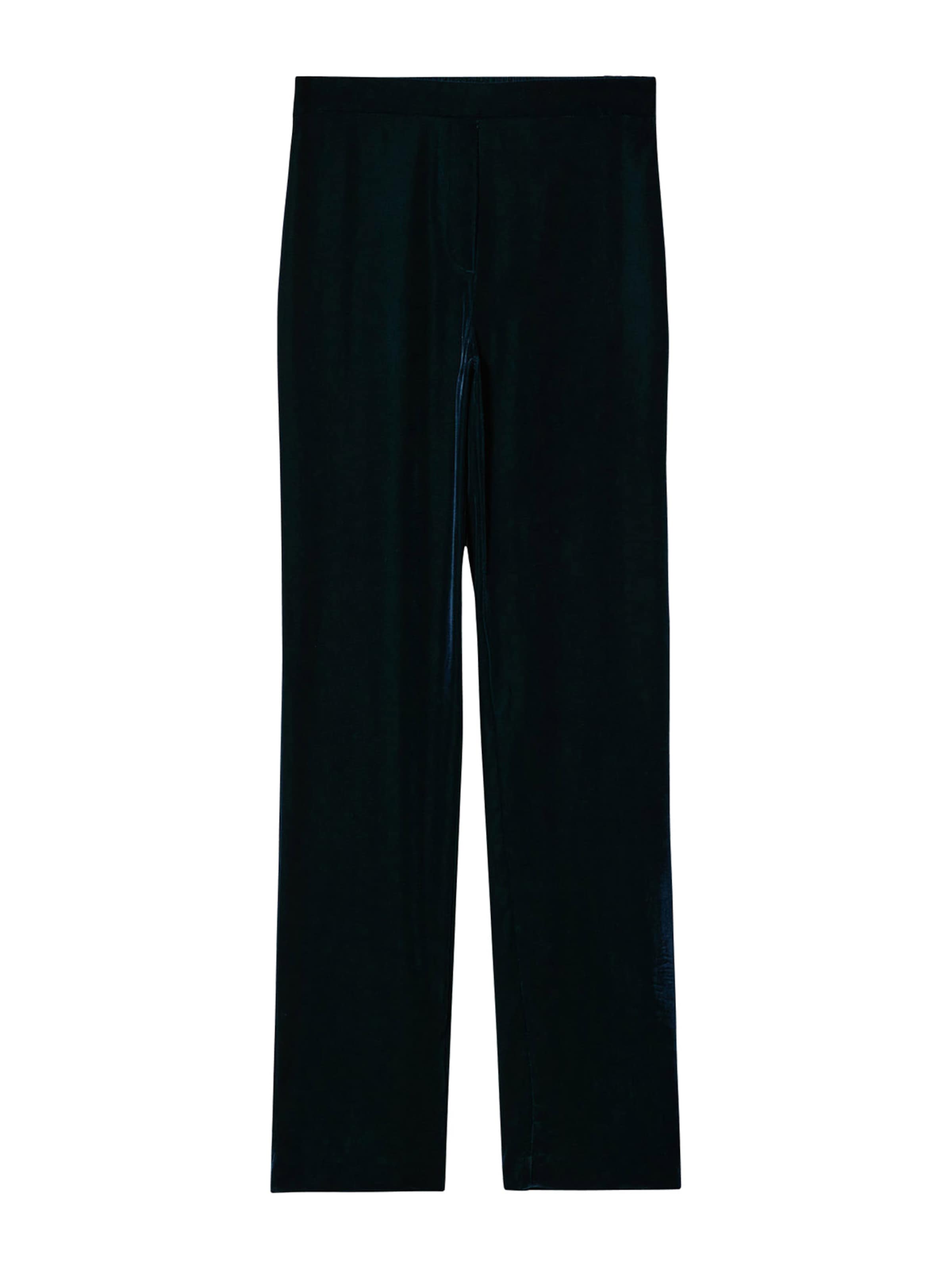 Regular Pantaloni 'ELE' de la MANGO pe albastru: față