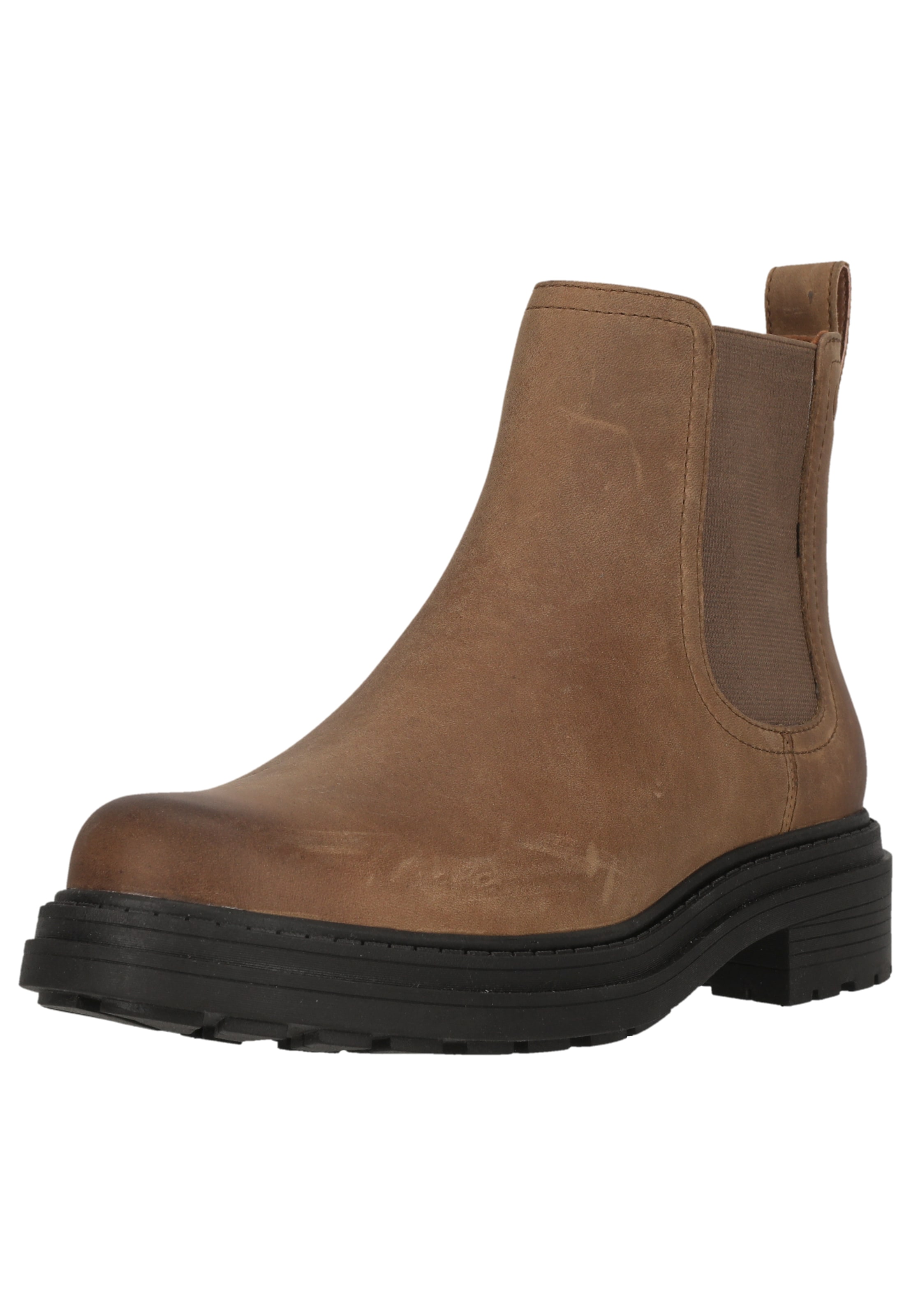 CLARKS Chelsea boots 'Orinoco 3' in Brown: front