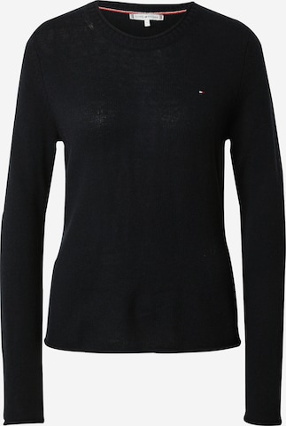 TOMMY HILFIGER Pullover in Schwarz: predná strana