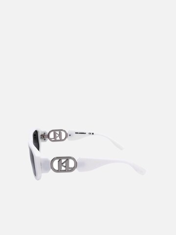 Karl Lagerfeld Zonnebril 'Karl Lagerfeld KL6085S Fuchsia 55/18/140 Women Sunglasses' in Wit