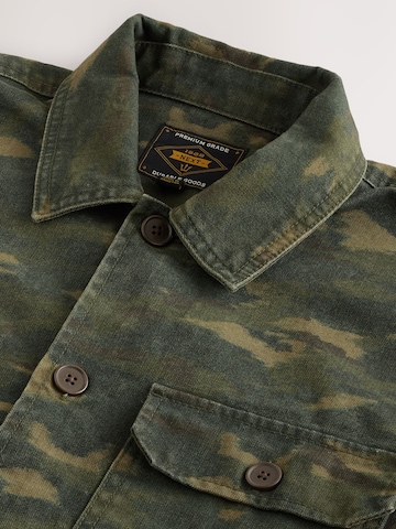 Next Regular fit Button Up Shirt in Green
