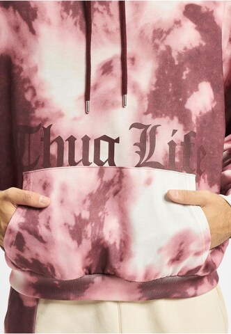 Thug Life Sweatshirt 'Underground' in Red
