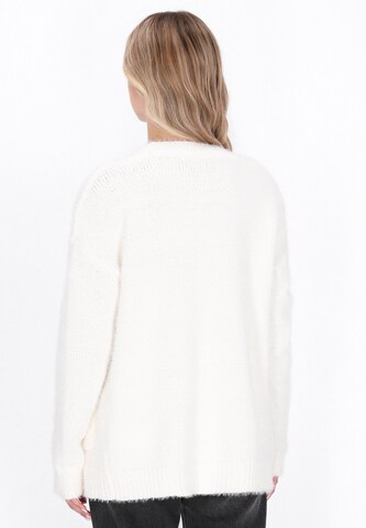 Cardigan 'Vintage' DreiMaster Vintage en blanc