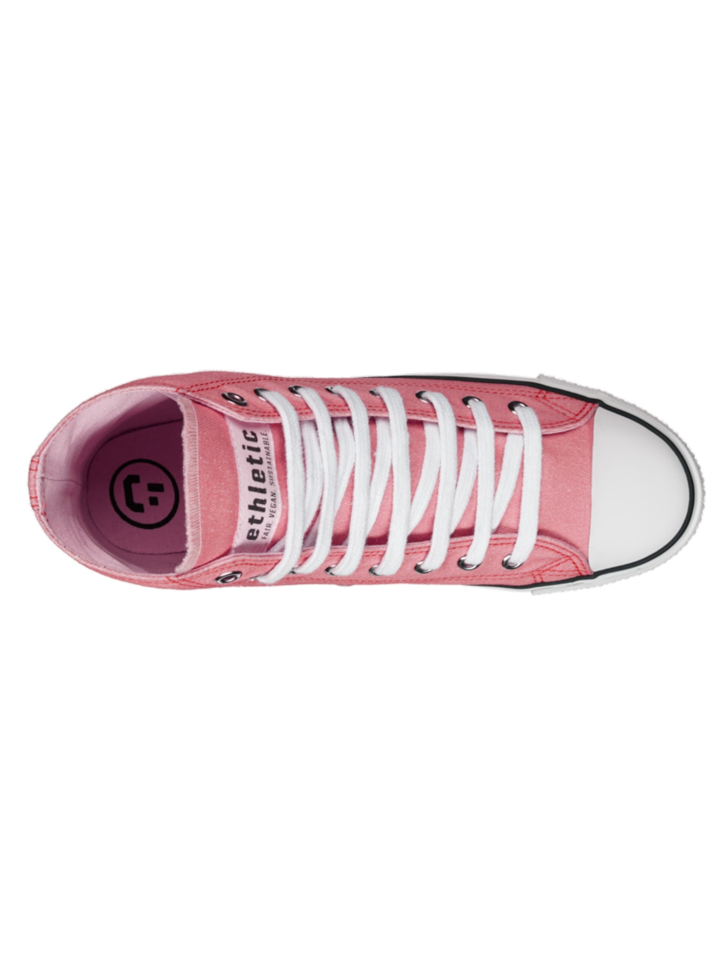 Baskets hautes 'White Cap Hi Cut' Ethletic en rose