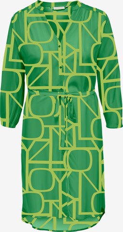 ONLY Carmakoma Shirt Dress in Green: front