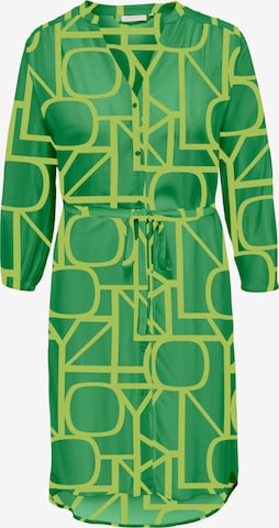 Robe-chemise ONLY Carmakoma en vert : devant