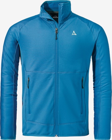 Veste en polaire fonctionnelle ' Hiking Fleece Jk Style Cascata MNS ' Schöffel en bleu : devant