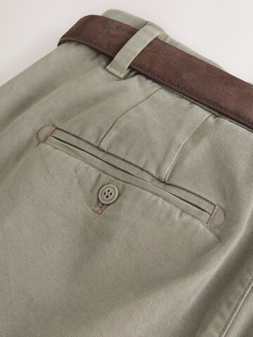Next Regular Pleat-Front Pants in Grey