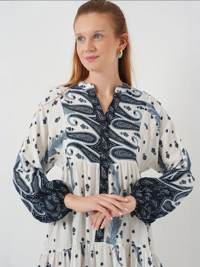 Abito Bigdart di colore blu cobalto / bianco, Visualizzazione prodotti