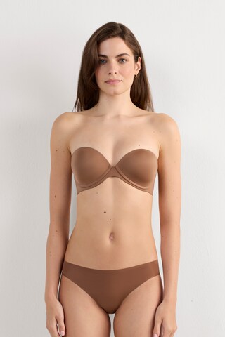 INTIMISSIMI Bandeau Bra 'Anna' in Brown