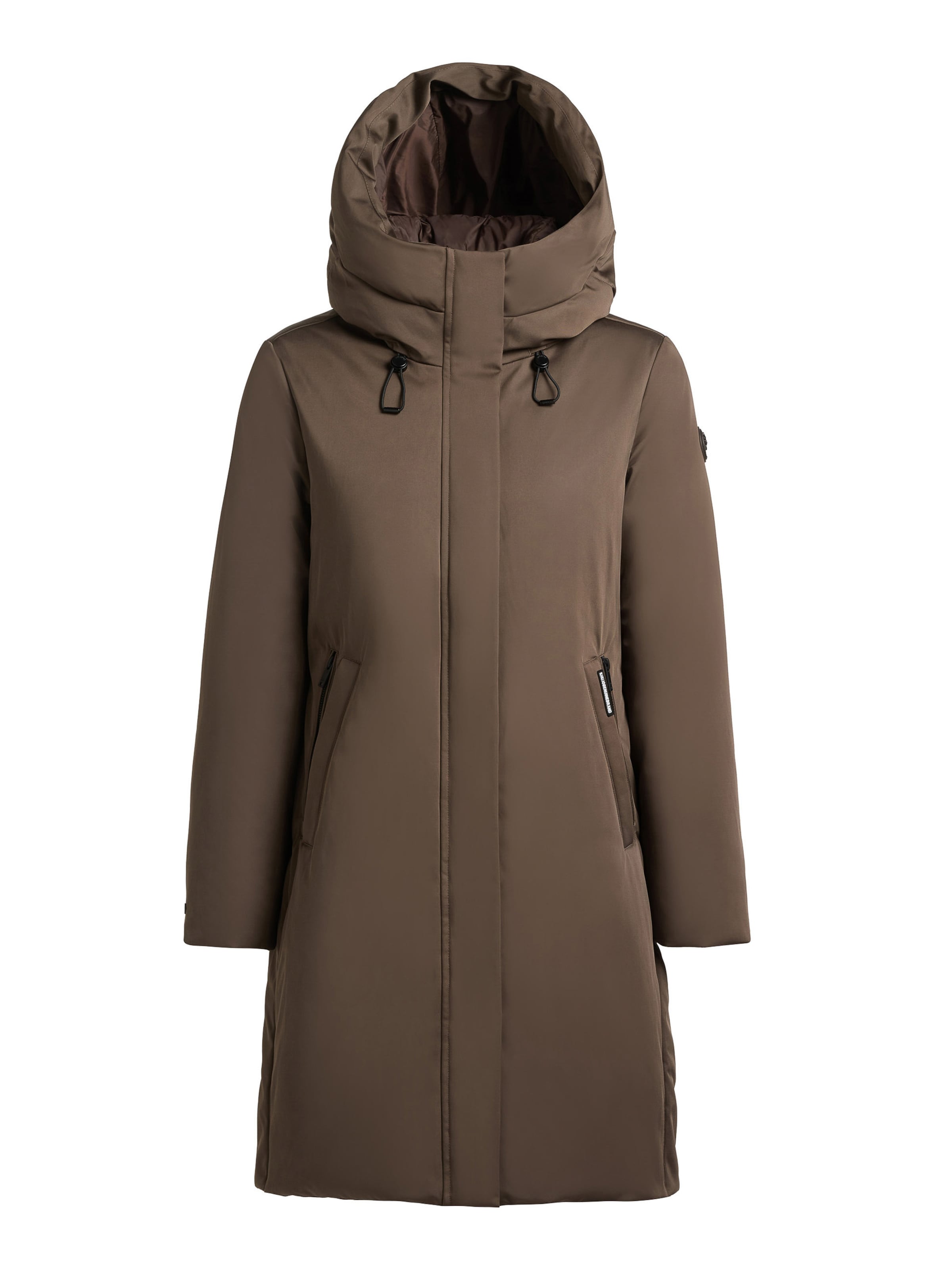 Manteau d’hiver 'Hickle' khujo en marron : devant