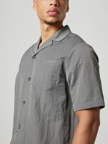 Sinned x ABOUT YOU Regular fit Button Up Shirt 'JAY' in Grey