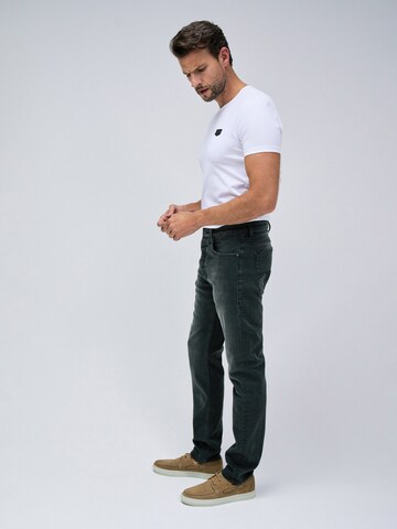 Coupe slim Jean Salsa Jeans en gris