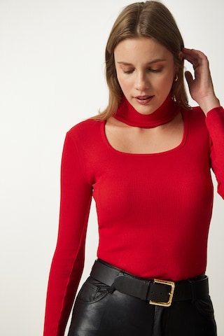 T-shirt Happiness İstanbul en rouge