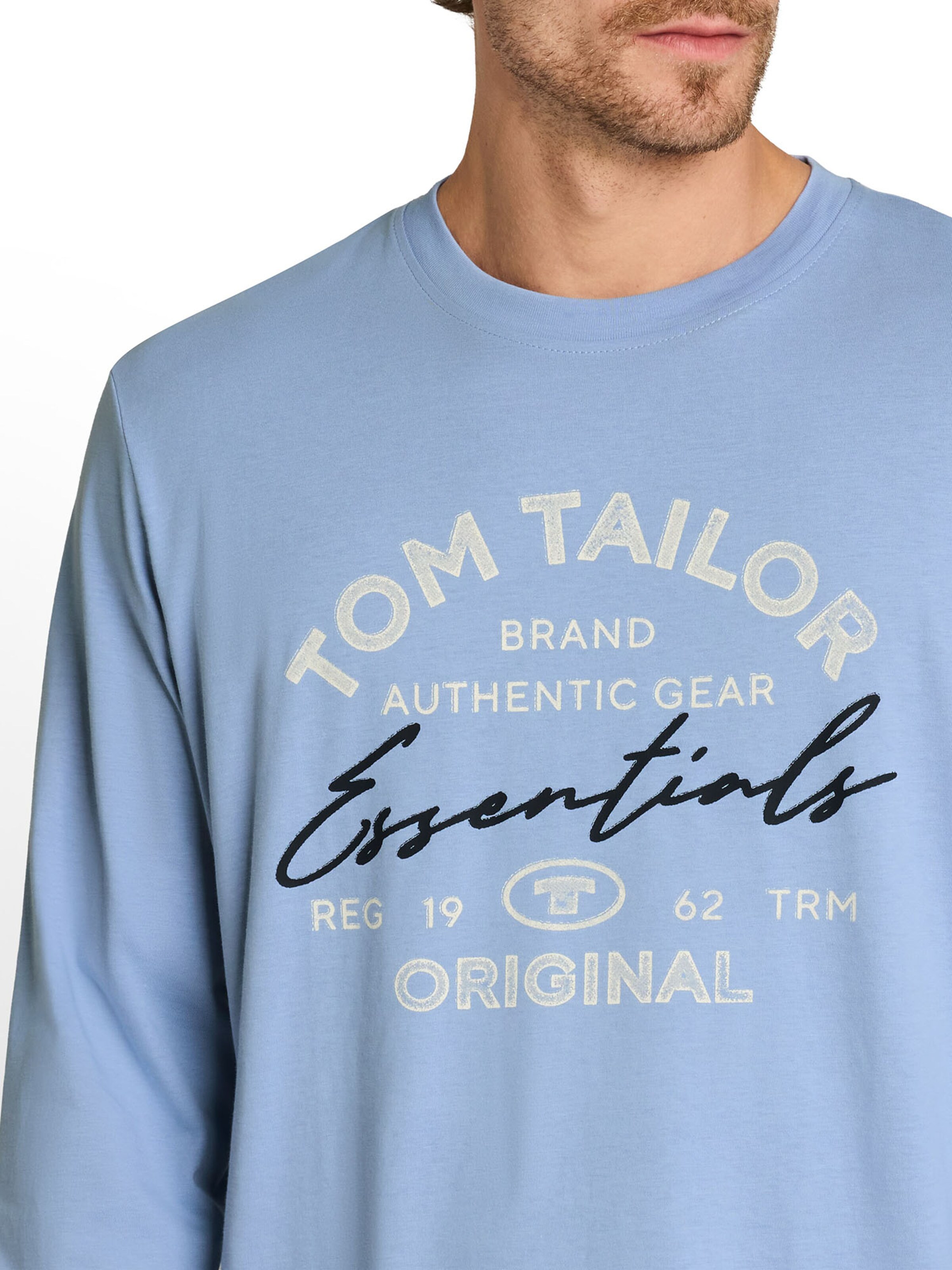 TOM TAILOR Shirt in Blue