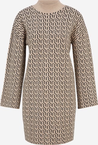 VERO MODA Knitted dress 'GOLD ART' in Beige: front