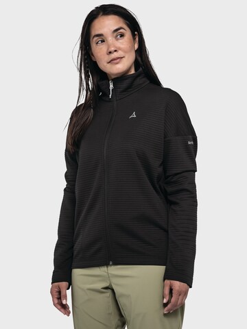 Veste en polaire fonctionnelle ' Hiking CIRC Fleece Jk Style Smue WMS ' Schöffel en noir : devant