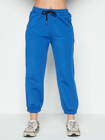 C&City Tapered Pants in Blue: front