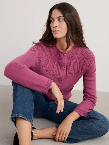 Seasalt Cornwall Strickjacke ' Sand Song' ' in Pink