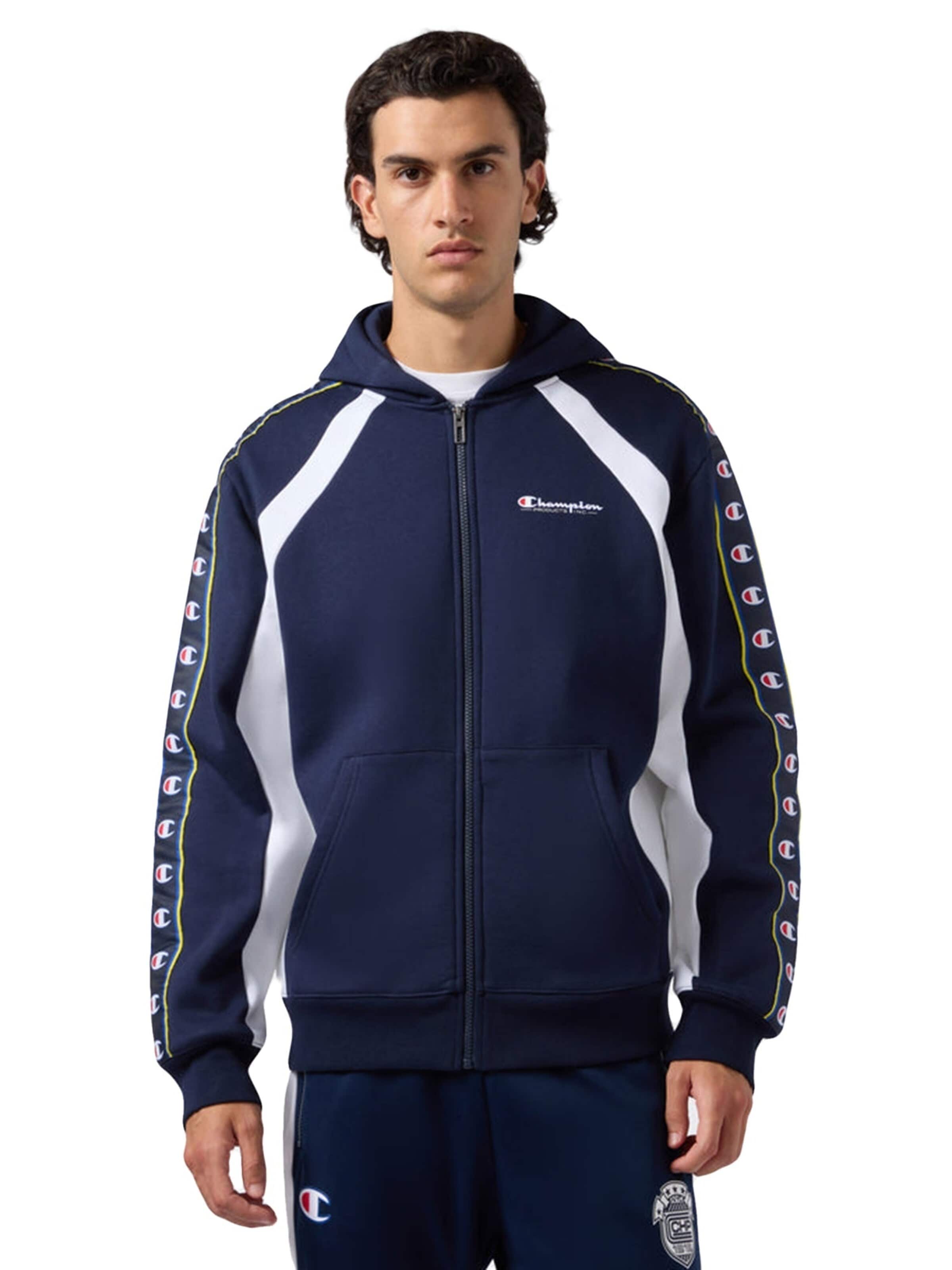 Giacca di felpa 'FULL ZIP HOODIE SWEATSHIRT NAVY' in S Champion di colore blu, Visualizzazione prodotti