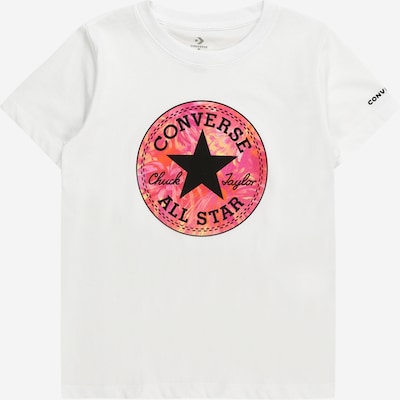 CONVERSE T-Shirt en homard / rose / noir / blanc, Vue avec produit