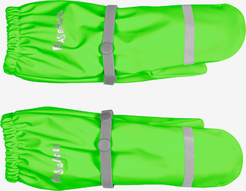 PLAYSHOES Gloves in Green: front