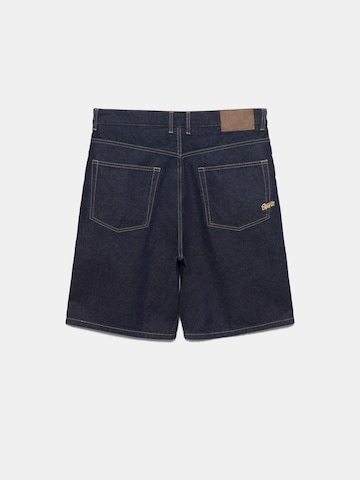Pull&Bear Baggy Jeans in Blauw