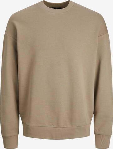 JACK & JONESSweater majica 'Kam' - smeđa boja: prednji dio