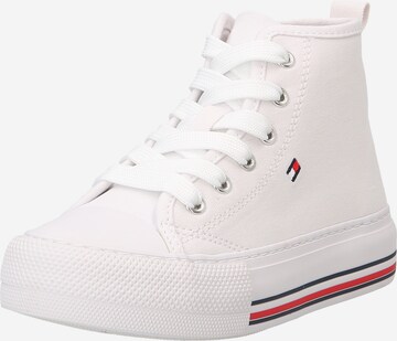 TOMMY HILFIGER Sneakers in Wit: voorkant