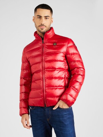 Blauer.USA Jacke in Rot: Vorderseite