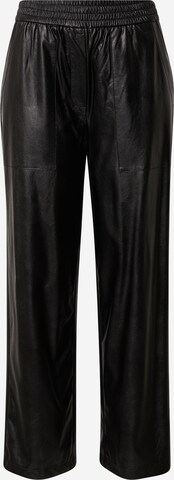 OUI Loose fit Pants in Black: front