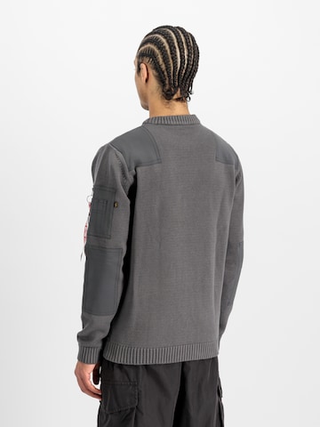 Sweat-shirt ALPHA INDUSTRIES en gris