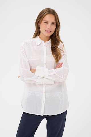 SAINT TROPEZ Blouse 'OliciaSZ' in White: front