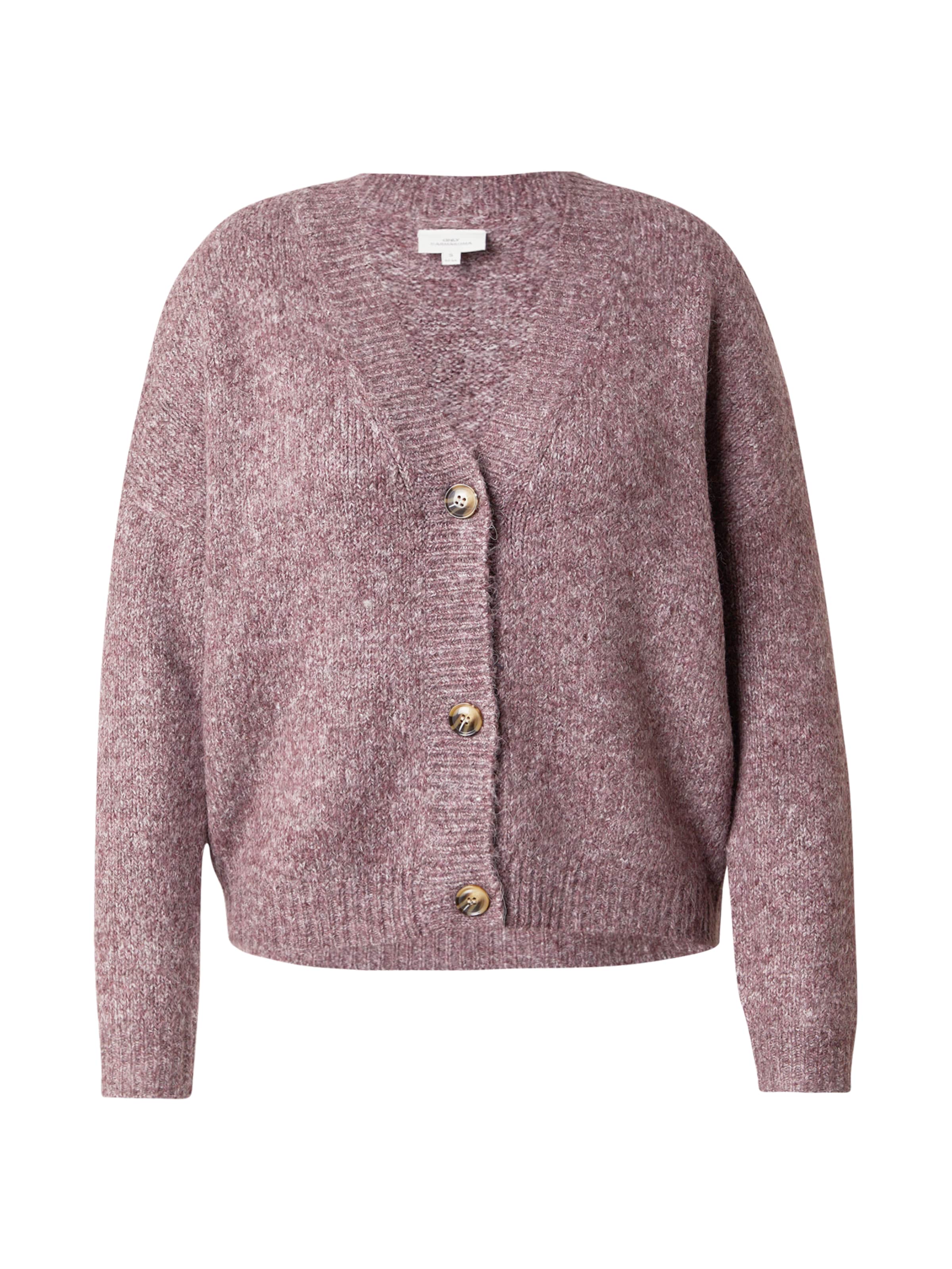 ONLY Carmakoma - Casaco de malha 'CARZoey' em vermelho: frente