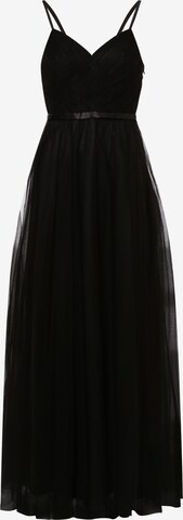 Robe de soirée Laona en noir : devant