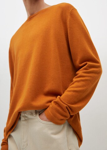 MANGO MAN Sweter w kolorze pomarańczowy
