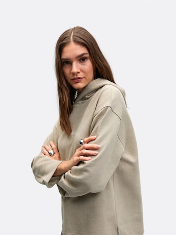EthiquetSweater majica 'Kapuzenpullover' - bež boja