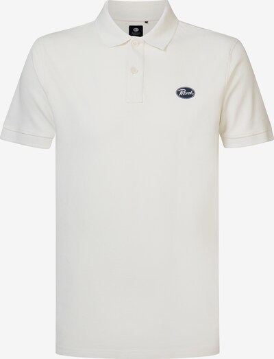 Petrol Industries Shirt in de kleur Donkerblauw / Wit, Productweergave