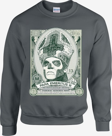 Sweat-shirt 'Ghost Papa Emetirus III' Ghost en gris : devant