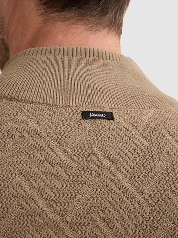 VANGUARD Knit cardigan 'Bonded cotton cardigan with allover textured pattern' in White