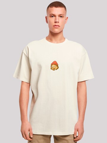 T-Shirt F4NT4STIC en beige : devant