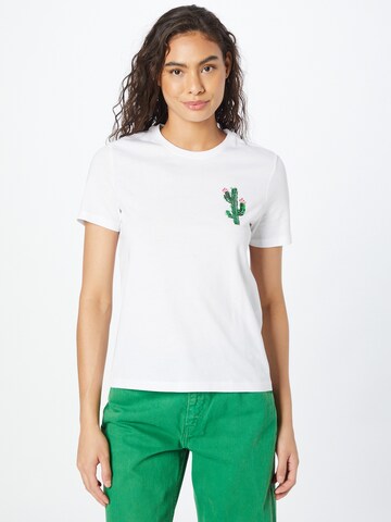 T-shirt 'KITA' ONLY en blanc : devant