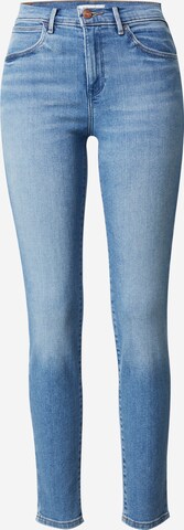 Jeans 'HIGH RISE SKINNY' di WRANGLER in blu: frontale