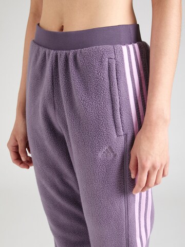 ADIDAS SPORTSWEAR Štandardný strih Športové nohavice 'TIRO' - fialová