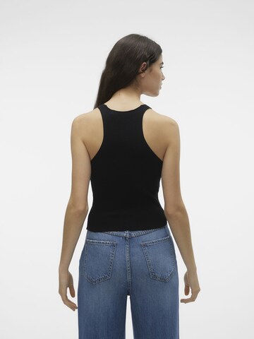 VERO MODA Gebreide top 'GOLD' in Zwart