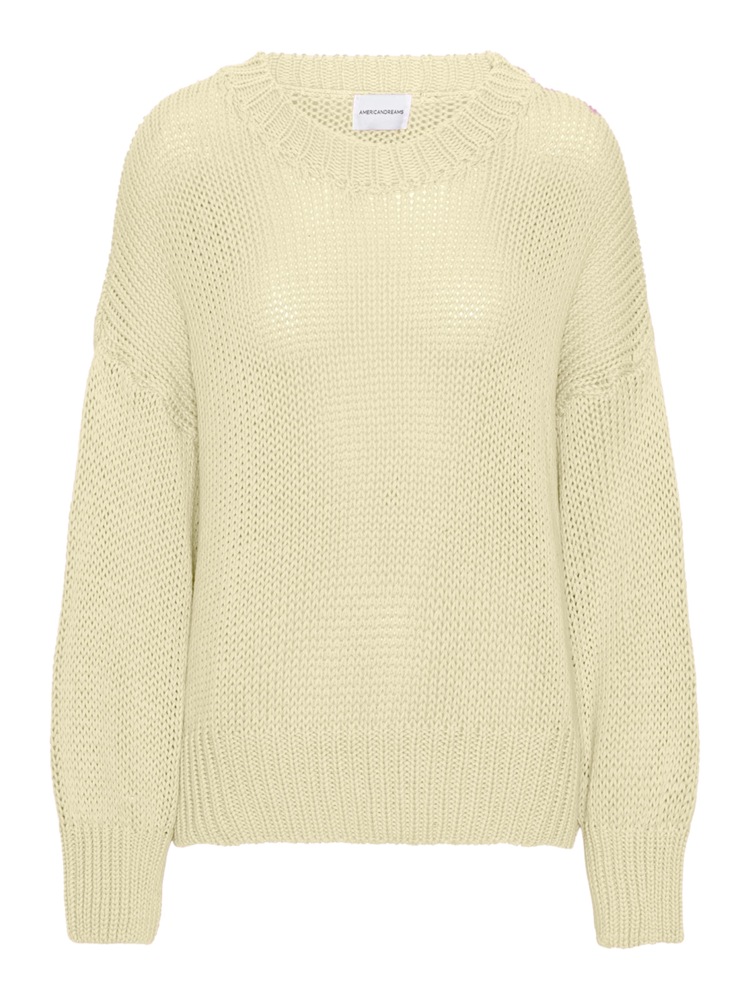 americandreams Oversizepullover 'Pepper'‌‌‌ in Gelb: Vorderseite