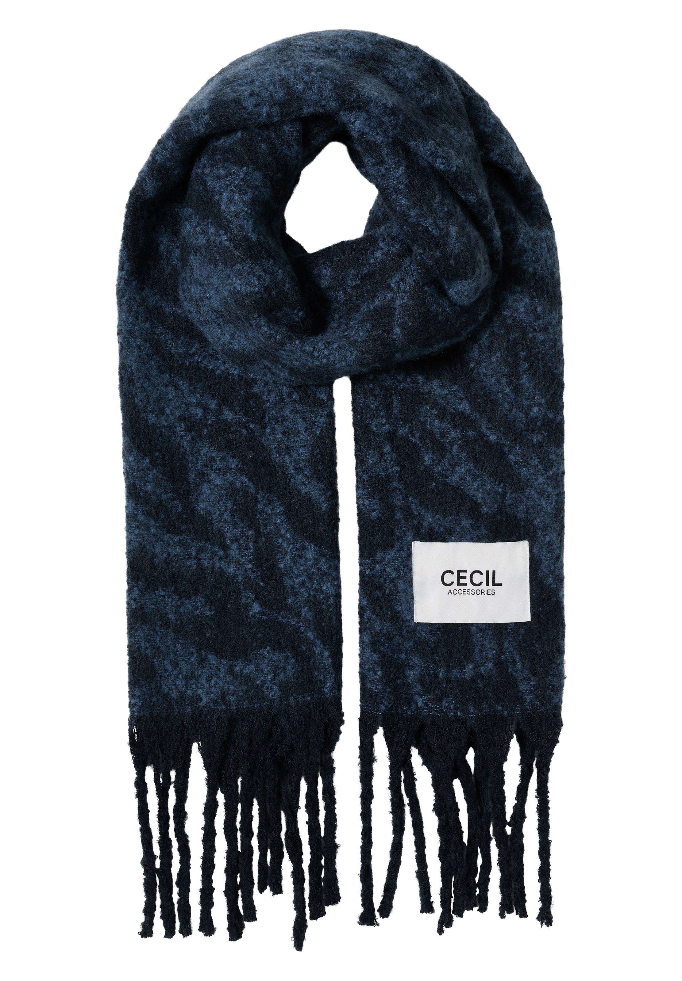 CECIL Scarf in Blue: front