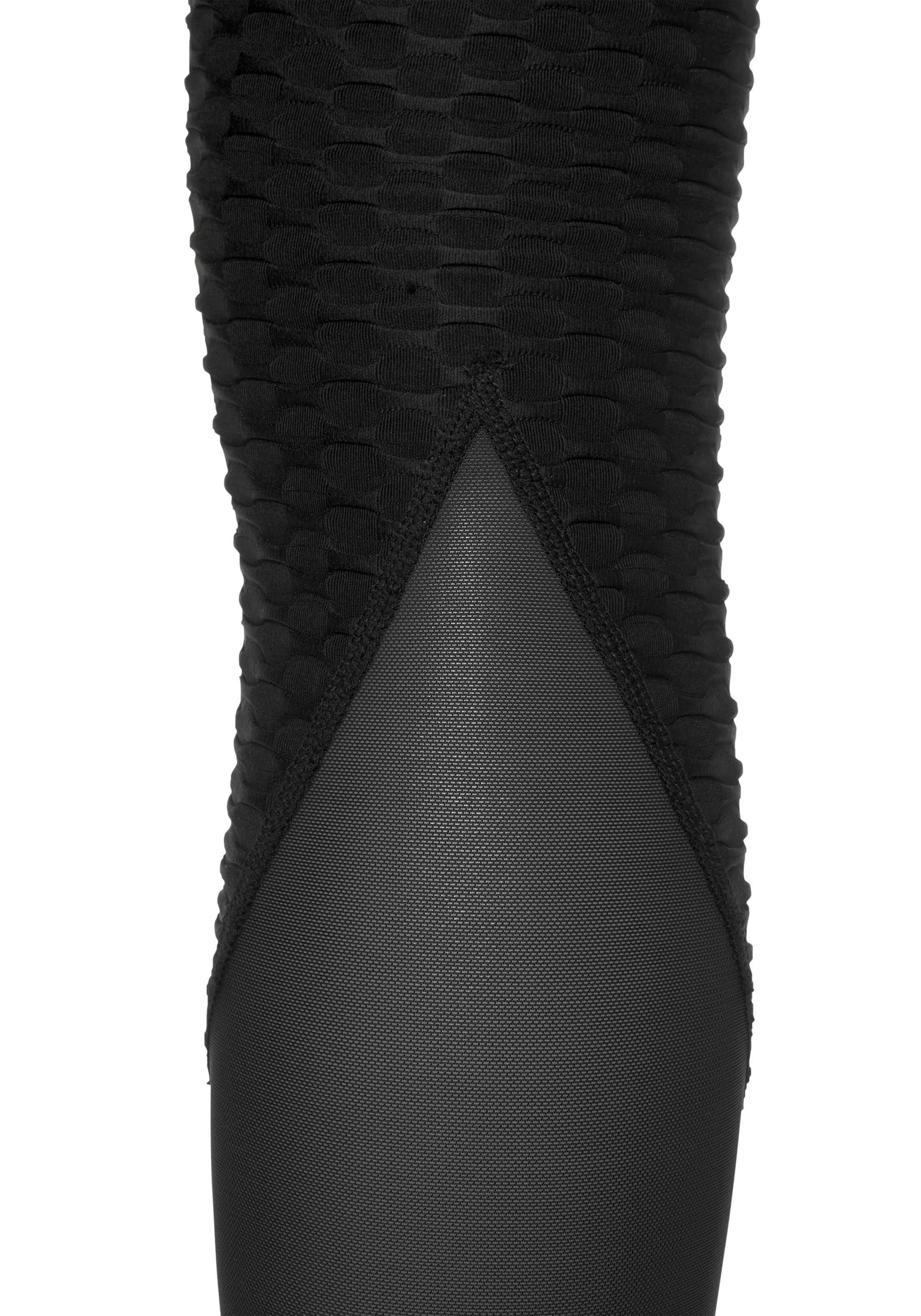 LASCANA ACTIVE Скинни Спортивные штаны в Черный