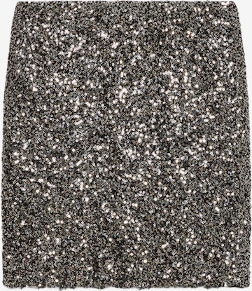 No Matter What Skirt in Silver: front