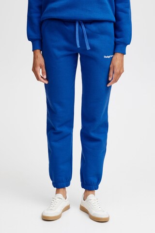 Tapered Pantaloni 'Crafine' di The Jogg Concept in blu: frontale